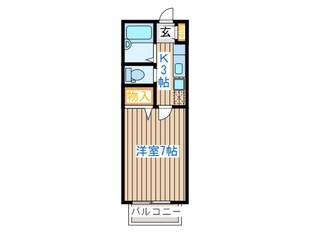 ＫＭＤ３番館の物件間取画像